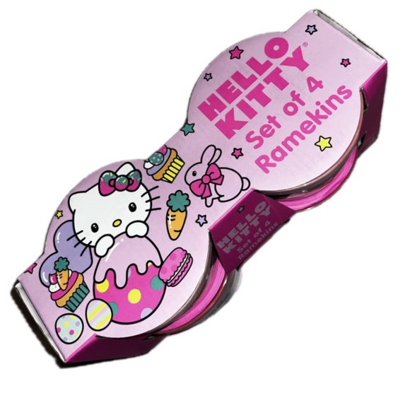 New Hello Kitty Set of 4 Ramekins - Picture 3 of 6